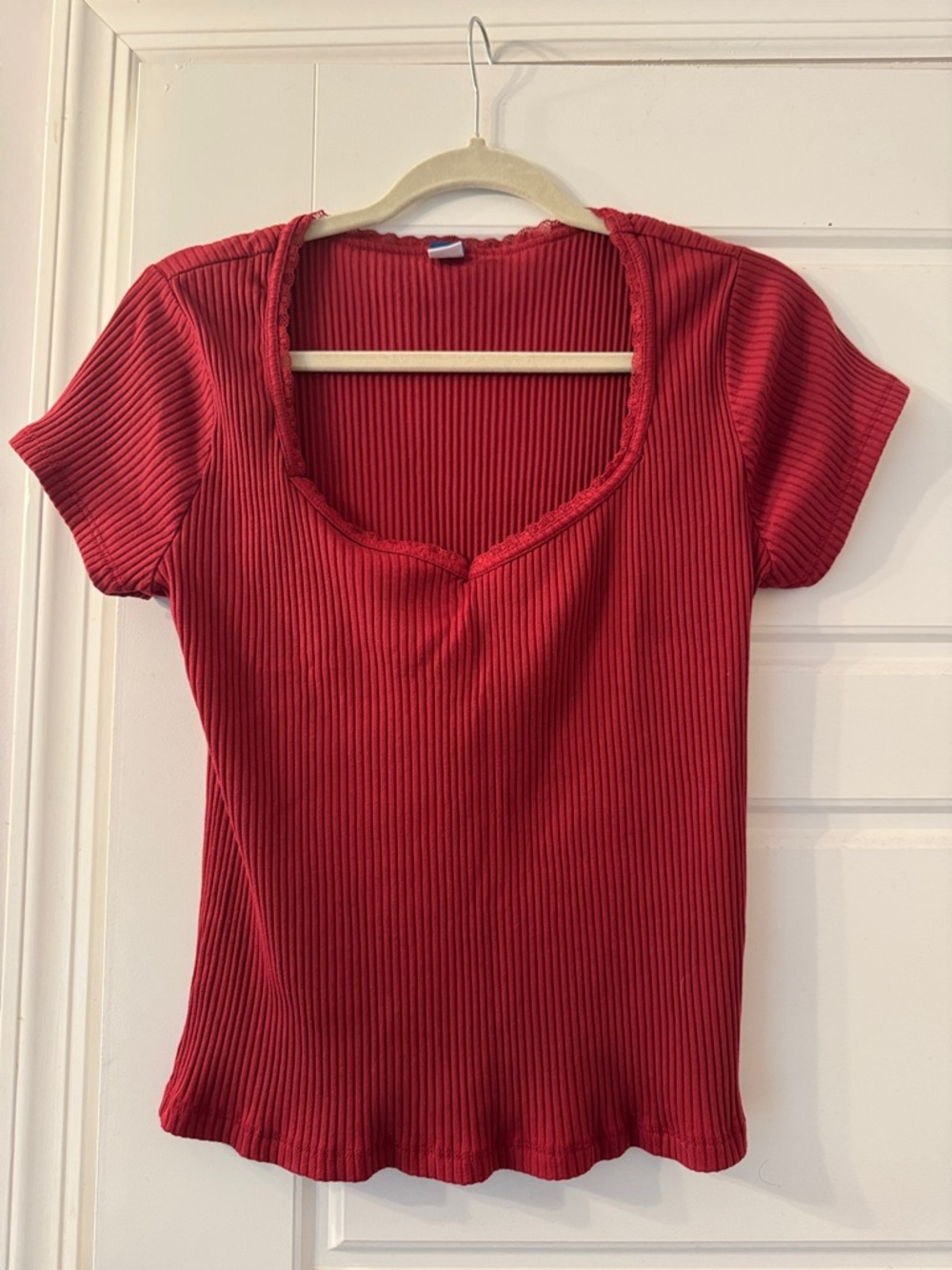 Old Navy Ribbed Scoop-Neck Cropped Top